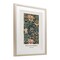 Stupell Industries William Morris Honeysuckle Pattern Black Framed Print Under Glass, design by Vintage Hustle